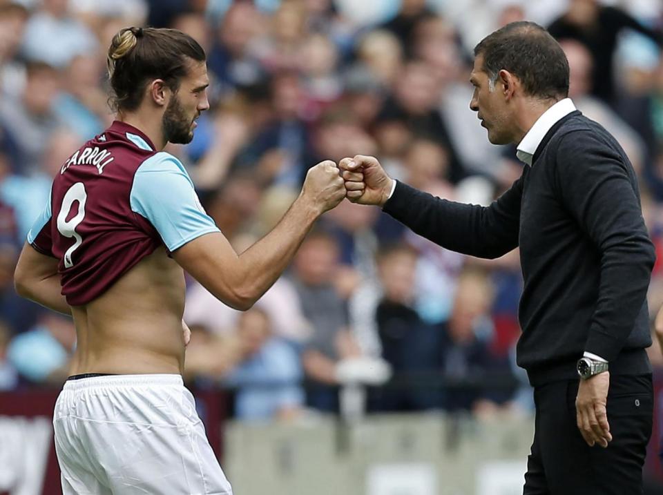 West Ham's game plan went to pot when Andy Carroll came on (AFP)