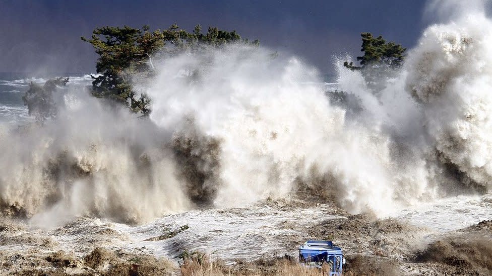 Tsunami en Fukushima, Japón. 2011.