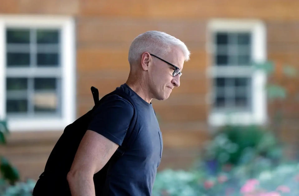 Anderson Cooper von CNN nimmt in diesem Jahr an der Konferenz teil. - Copyright: Kevork Djansezian/Getty Images