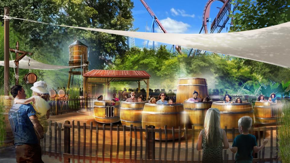 Cargo Loco is one of two new rides in Kings Island's Adventure Port, opening this year.