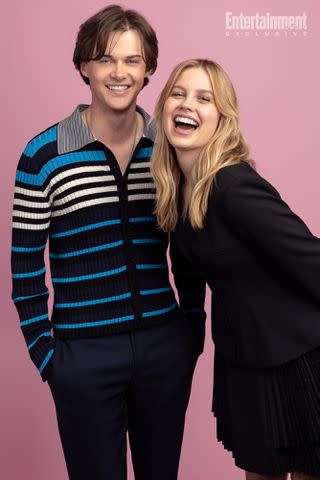 <p>Myriam Santos/Paramount Pictures</p> Christopher Briney and Angourie Rice