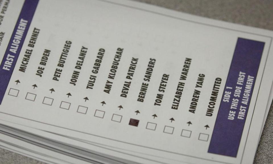 The Associated Press and several US networks projected Bernie Sanders to win the Nevada caucuses with less than 11% percent of precincts reported on Saturday evening.