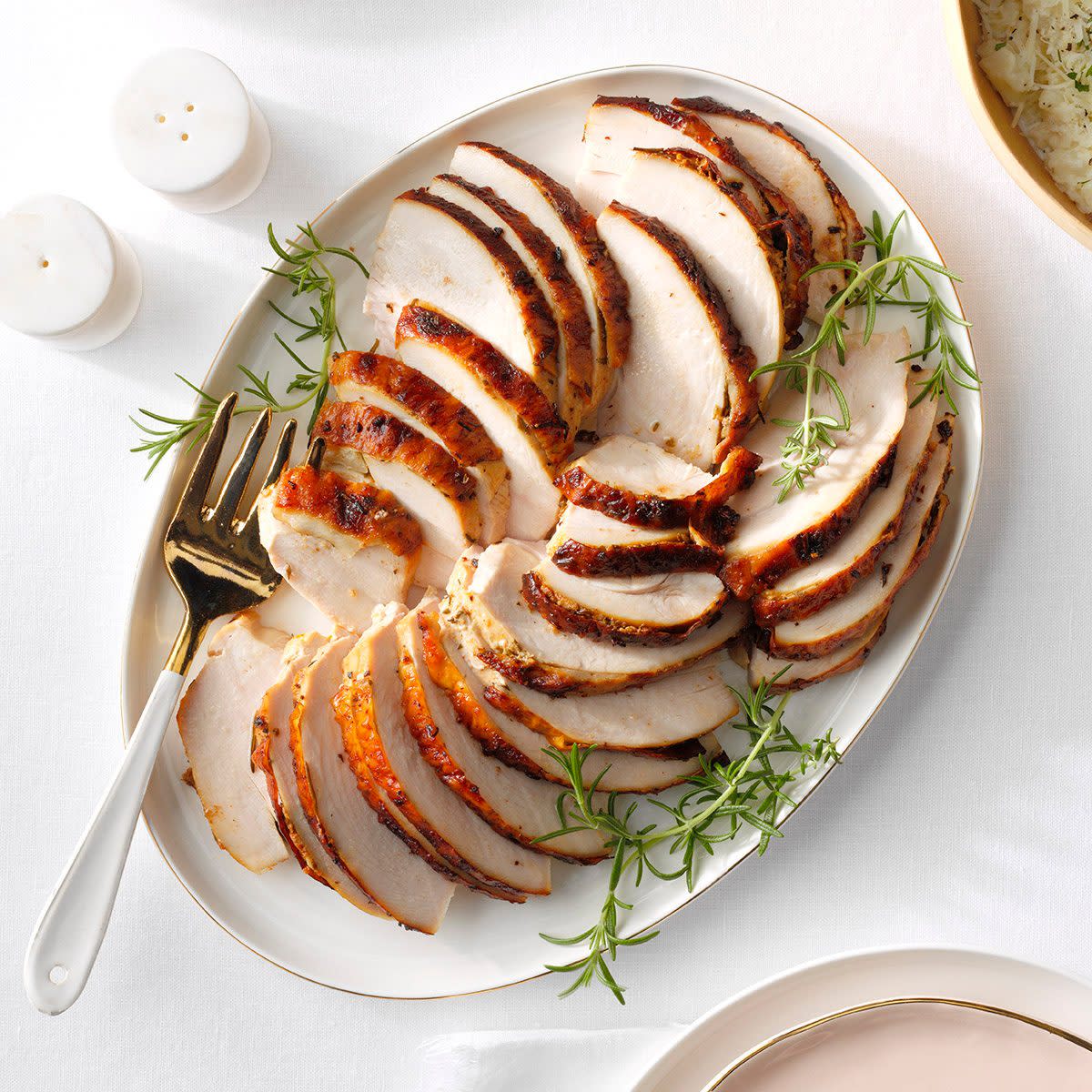 Simply Beautiful Gold Rim Platter