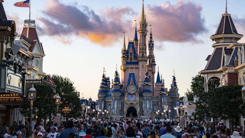 PHOTO: Crowds are seen at the Magic Kingdom Park in Walt Disney World, June 1, 2022, in Lake Buena Vista, Fla. (Joseph Prezioso/Anadolu Agency via Getty Images)