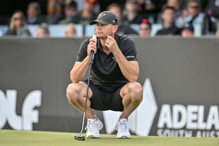 American Brendan Steele won his maiden LIV Golf title in Adelaide (Brenton Edwards)