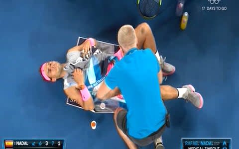 Nadal has medical time-out