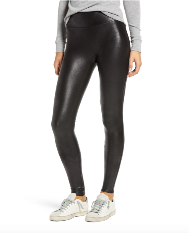 Styling Faux Leather Leggings at Nordstrom! - Really Rynetta