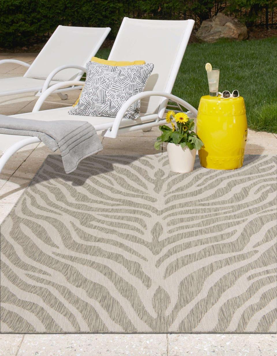 1) Outdoor Safari Rug