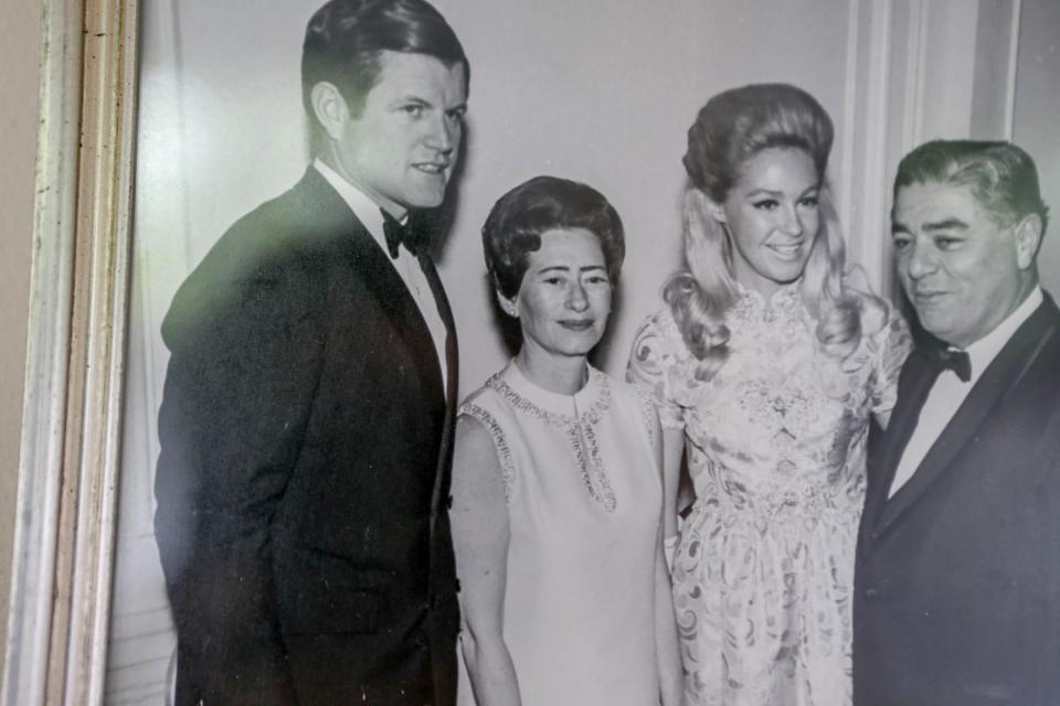 First Lady Dorothy Licht and Gov. Frank Licht with Edward and Joan Kennedy.  [Journal files]