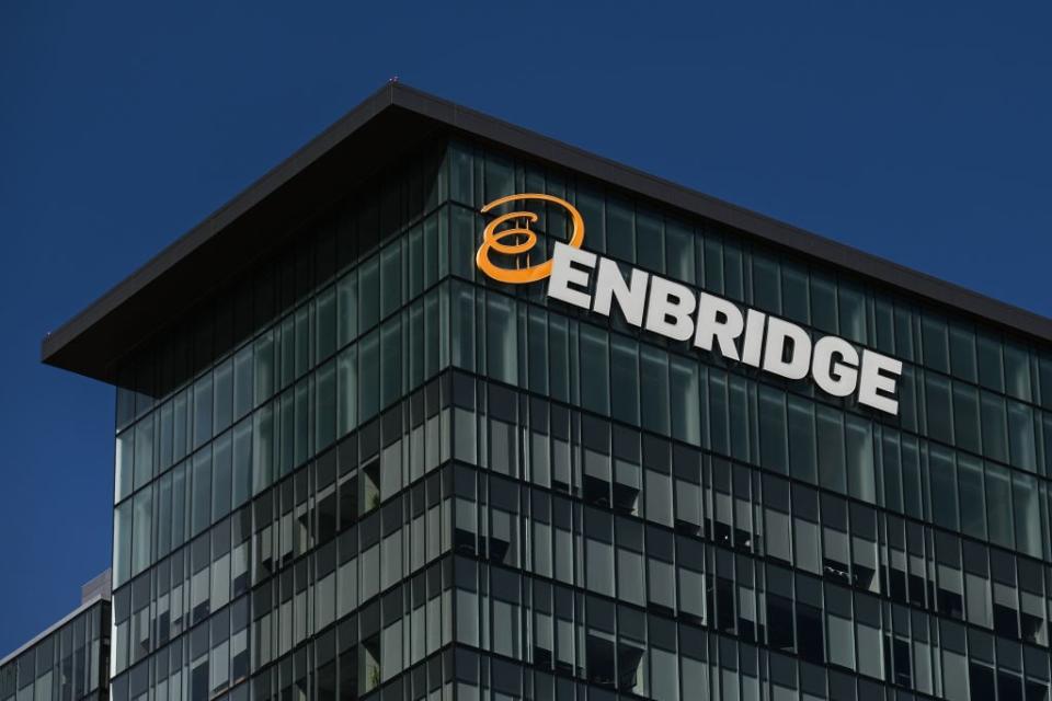 Enbridge logo on building