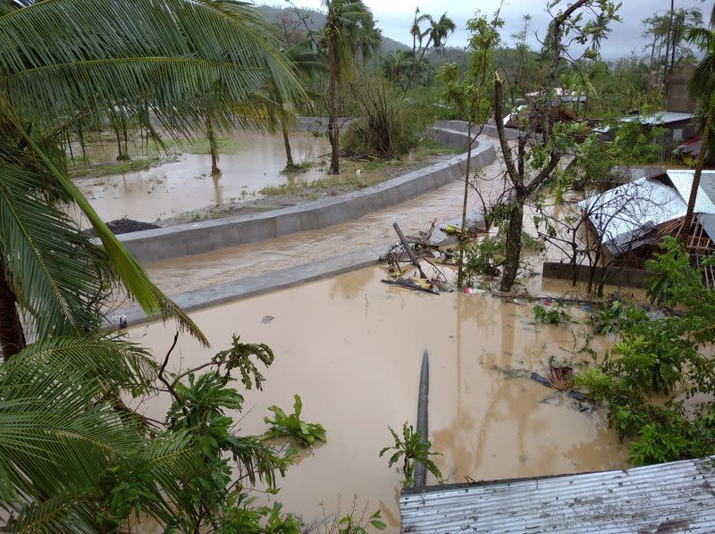 Aftermath of Typhoon Goni in Albay Province