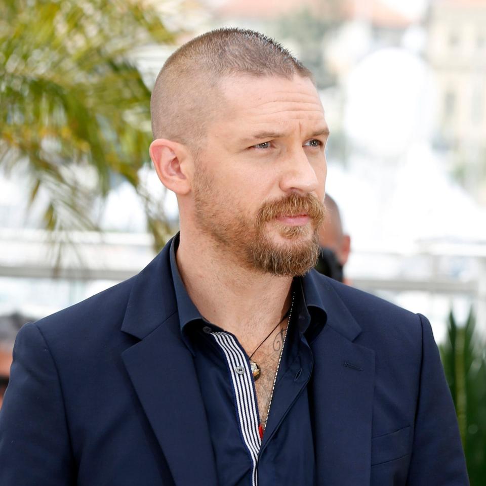 tom hardy hair skin fade - Getty Images