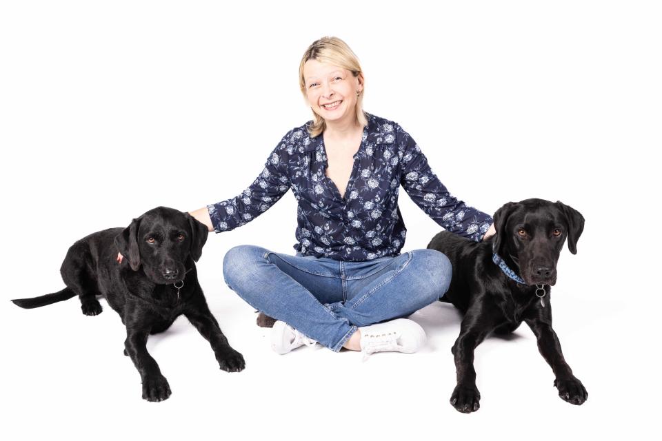 Jane Hawkes says her dogs have fulfilled her nurturing side. (Janet Gow Photography)