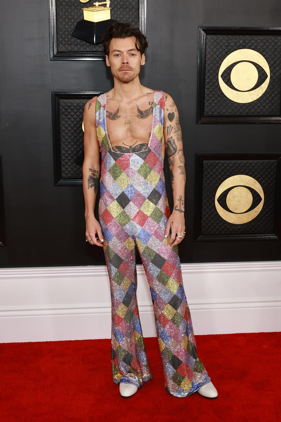 Harry Styles attends the 65th GRAMMY Awards on February 05, 2023 in Los Angeles, California