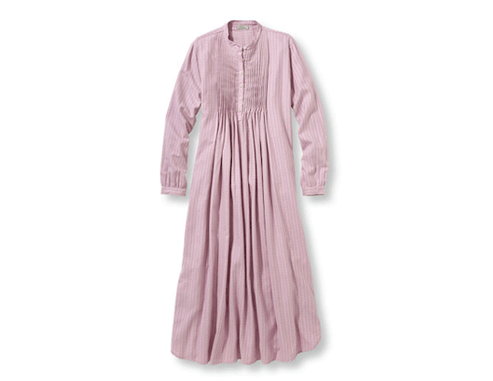 This dusty pink nightgown will have you dreaming about spring even when it’s below 32 outside.