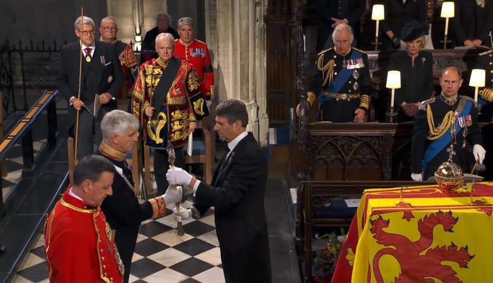 Queen Elizabeth II Funeral- King Charles, Camila, Edward