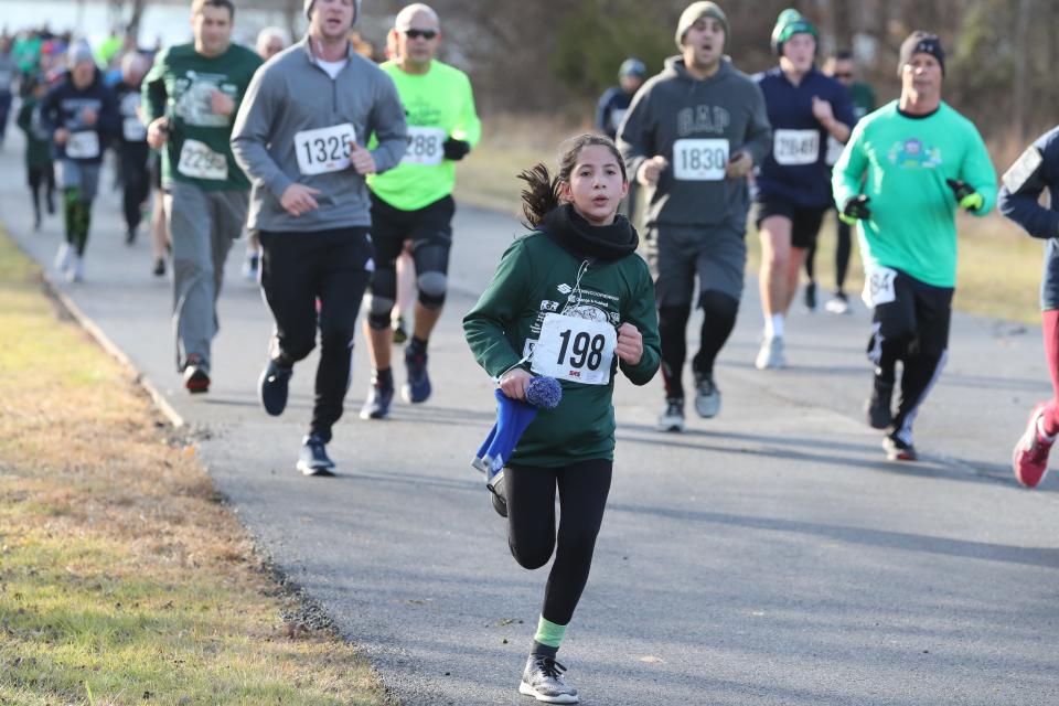 The Rockland Road Runners' 5 Mile Turkey Trot at Rockland Lake State in 2019.