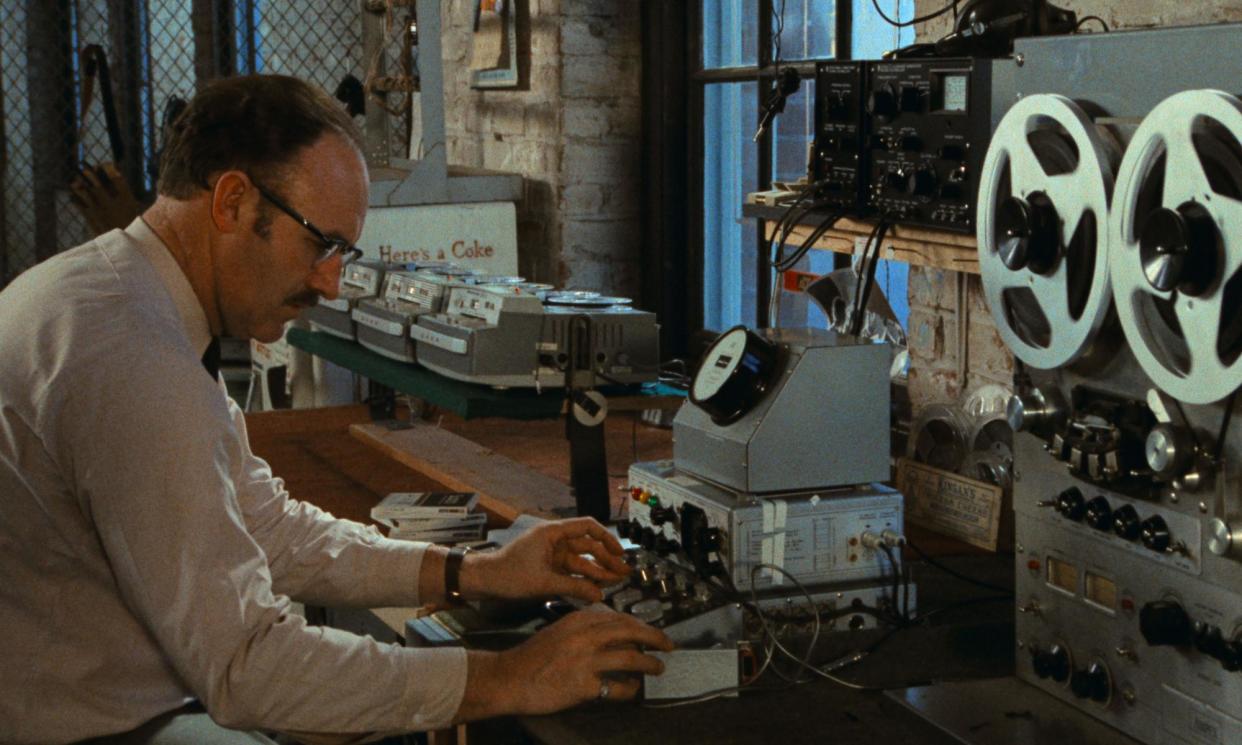 <span>Driven by guilt … Hackman in The Conversation</span><span>Photograph: Film PR handout undefined</span>