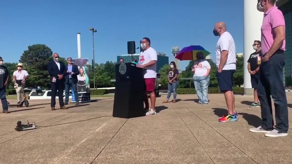 Dallas Raises Pride Flag at City Hall, Officially Declares June Pride Month