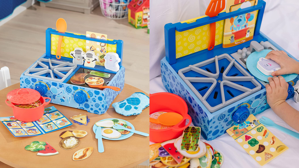 Best last-minute gifts for kids: Blue's Clues & You Wooden Cooking Playset