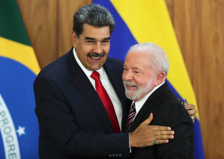 Maduro y Lula, en Brasilia, el año pasado