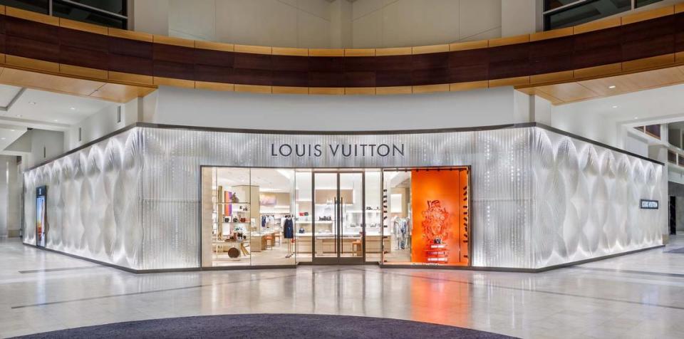 A view of the revamped Louis Vuitton store at SouthPark mall in Charlotte.