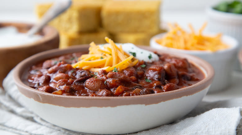 3-Bean Vegetarian Chili