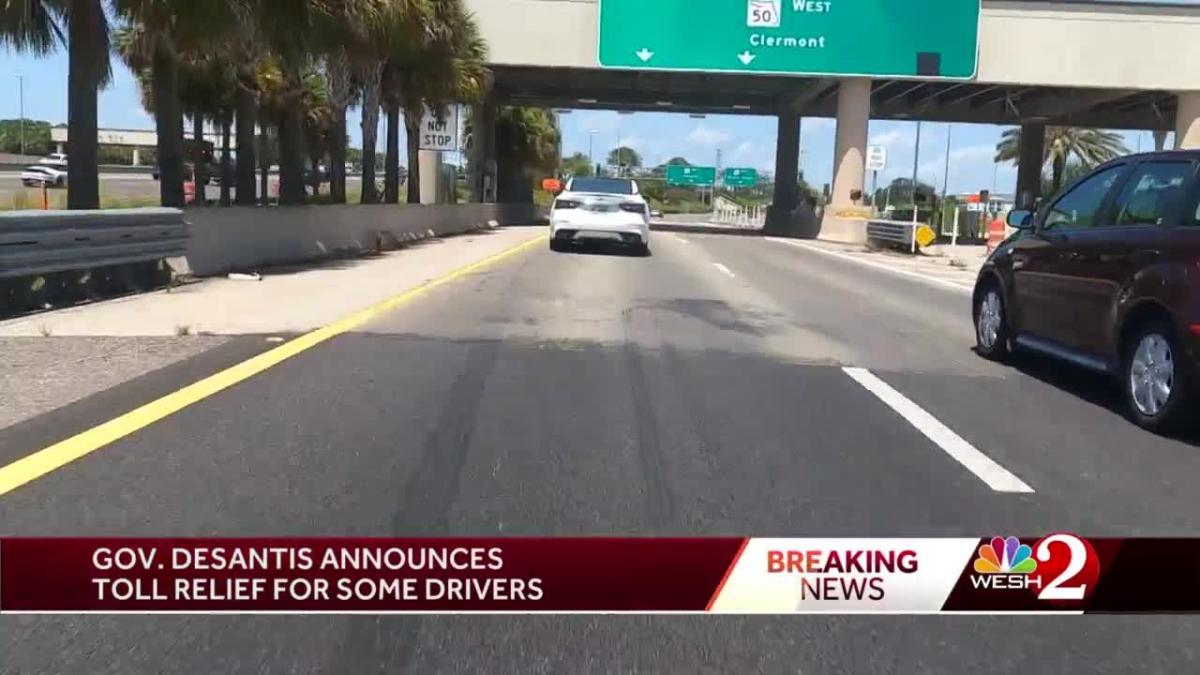 Toll relief announced for some Florida motorists