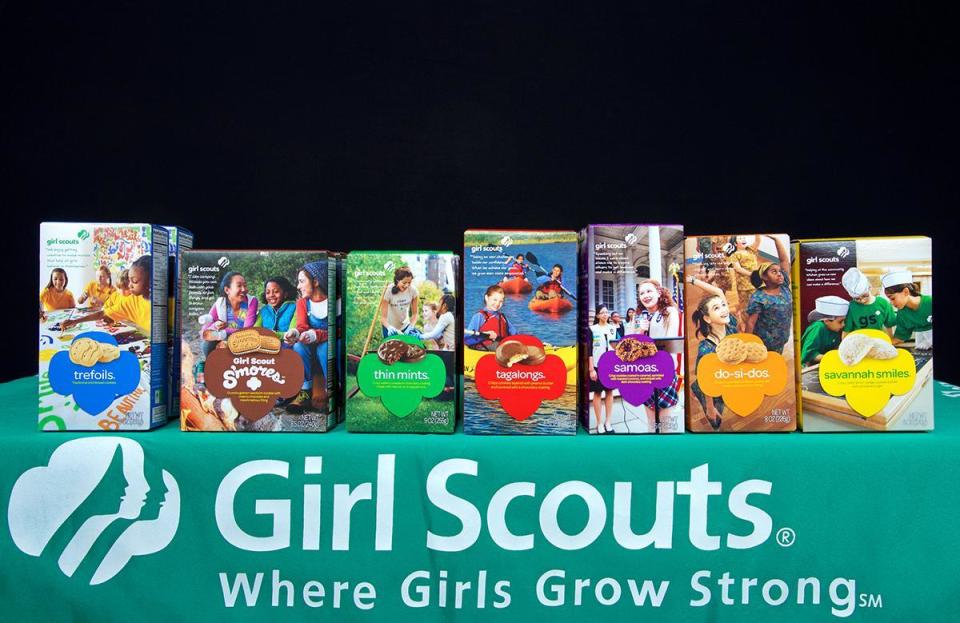 Why do Girl Scout Cookies have different names?