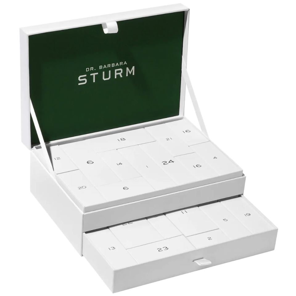 <p><a href="https://go.redirectingat.com?id=74968X1596630&url=https%3A%2F%2Fbluemercury.com%2Fproducts%2Fdr-barbara-sturm-advent-calendar-limited-edition&sref=https%3A%2F%2Fwww.harpersbazaar.com%2Fbeauty%2Fskin-care%2Fg38056171%2Fbest-skin-care-holiday-gift-set%2F" rel="nofollow noopener" target="_blank" data-ylk="slk:Shop Now;elm:context_link;itc:0;sec:content-canvas" class="link ">Shop Now</a></p><p>Advent Calendar</p><p>$560.00</p><span class="copyright">Bluemercury</span>