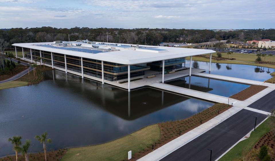 The PGA Tour Global Home, finished in 2021, will also be adjacent to the new PGA Tour Studios building.