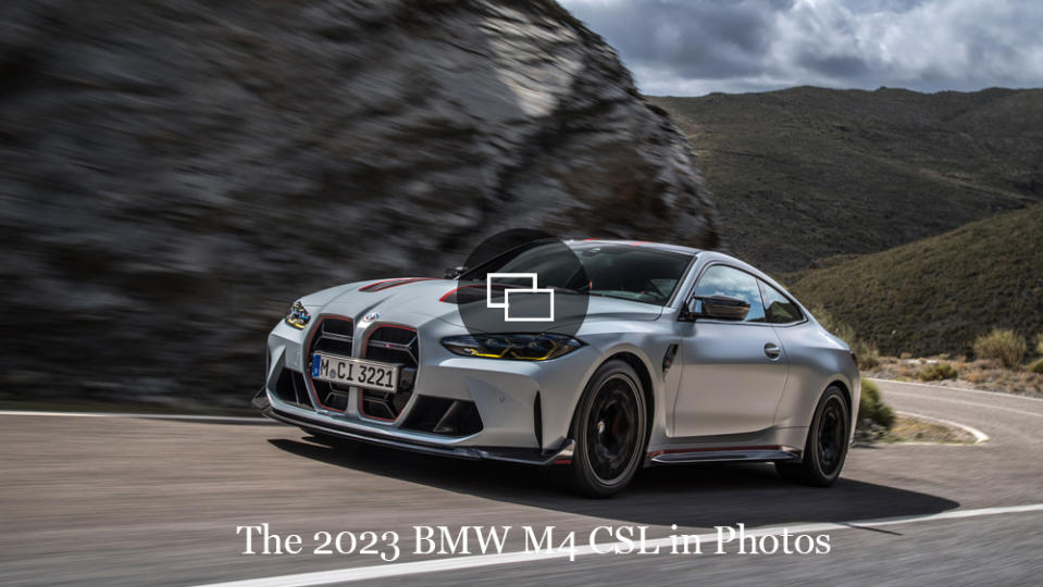 Driving the 2023 BMW M4 CSL.