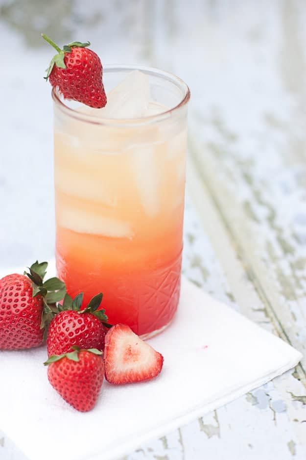 Orange Berry Sunrise Spritzers