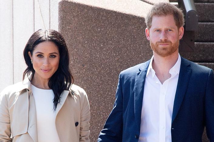 Prince Harry, Duke of Sussex and Meghan, Duchess of Sussex meet and greet the public at the Sydney Opera House on October 16, 2018 in Sydney, Australia. The Duke and Duchess of Sussex are on their official 16-day Autumn tour visiting cities in Australia, Fiji, Tonga and New Zealand.