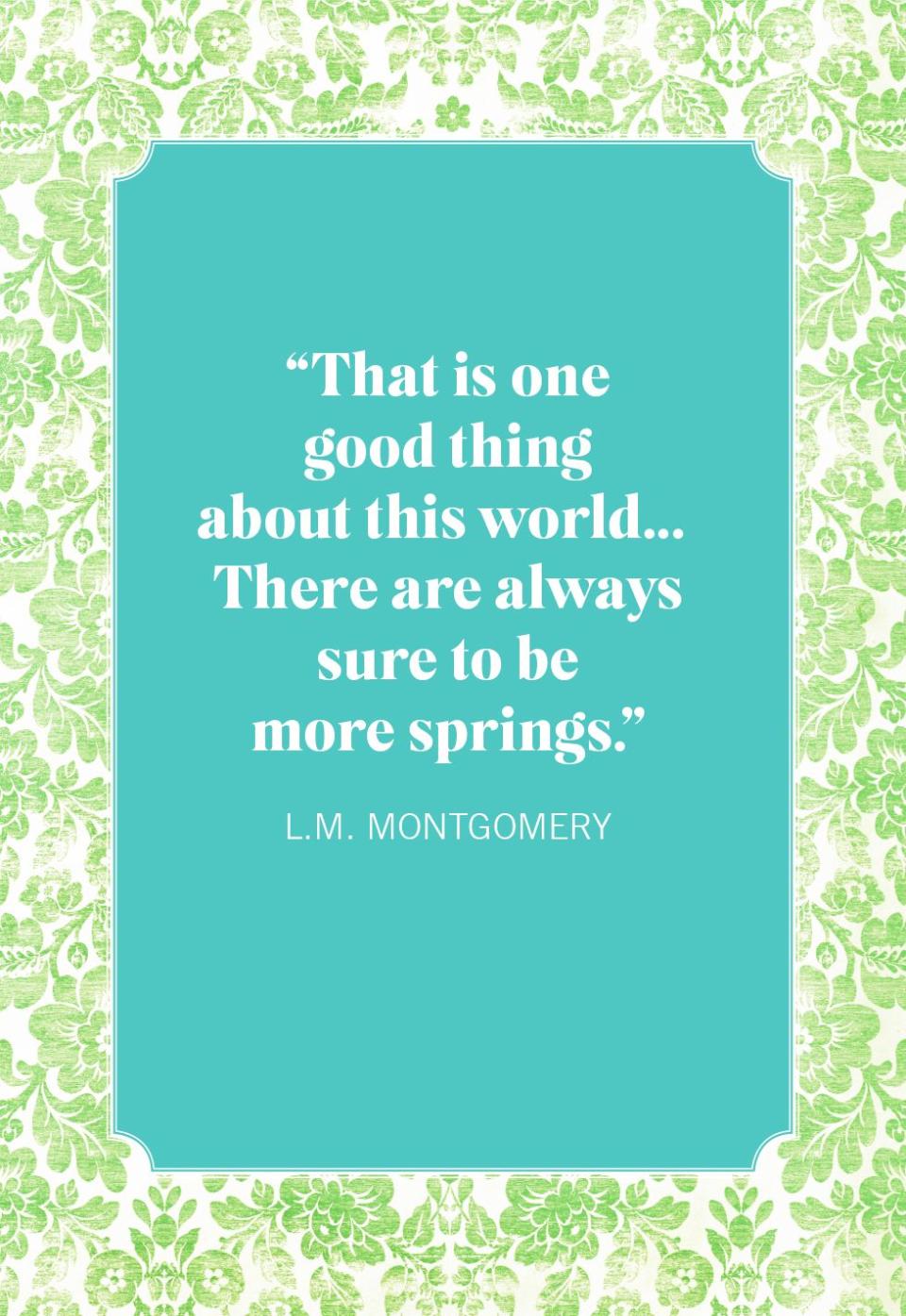 spring quotes lm montgomery