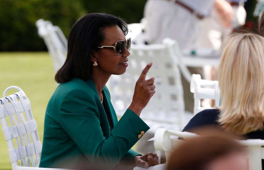 condoleezza rice augusta talking