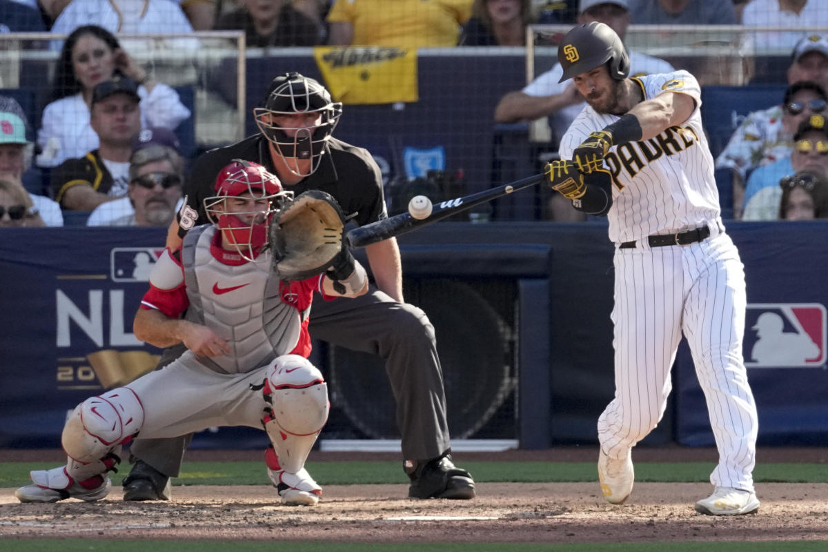 NLCS: Austin Nola opens Padres floodgates with RBI off his little brother  and Phillies starter Aaron