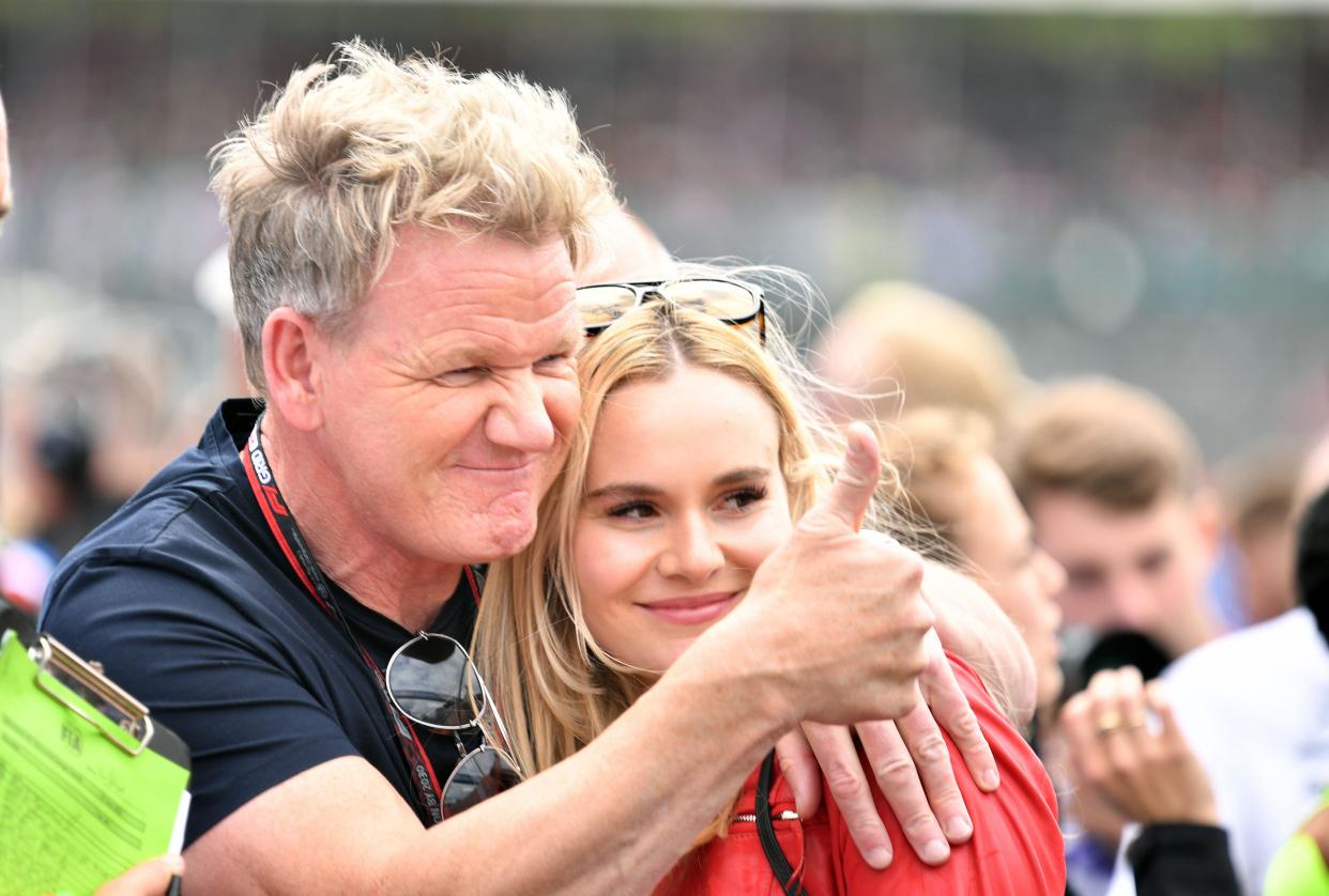 Silverstone, UK. 03rd July, 2022. SILVERSTONE, England, 02. JULY 2022; Gordon Ramsay - Gordon James Ramsay OBE is a British chef, restaurateur, television personality and writer with wife Holly . Credit: SPP Sport Press Photo. /Alamy Live News