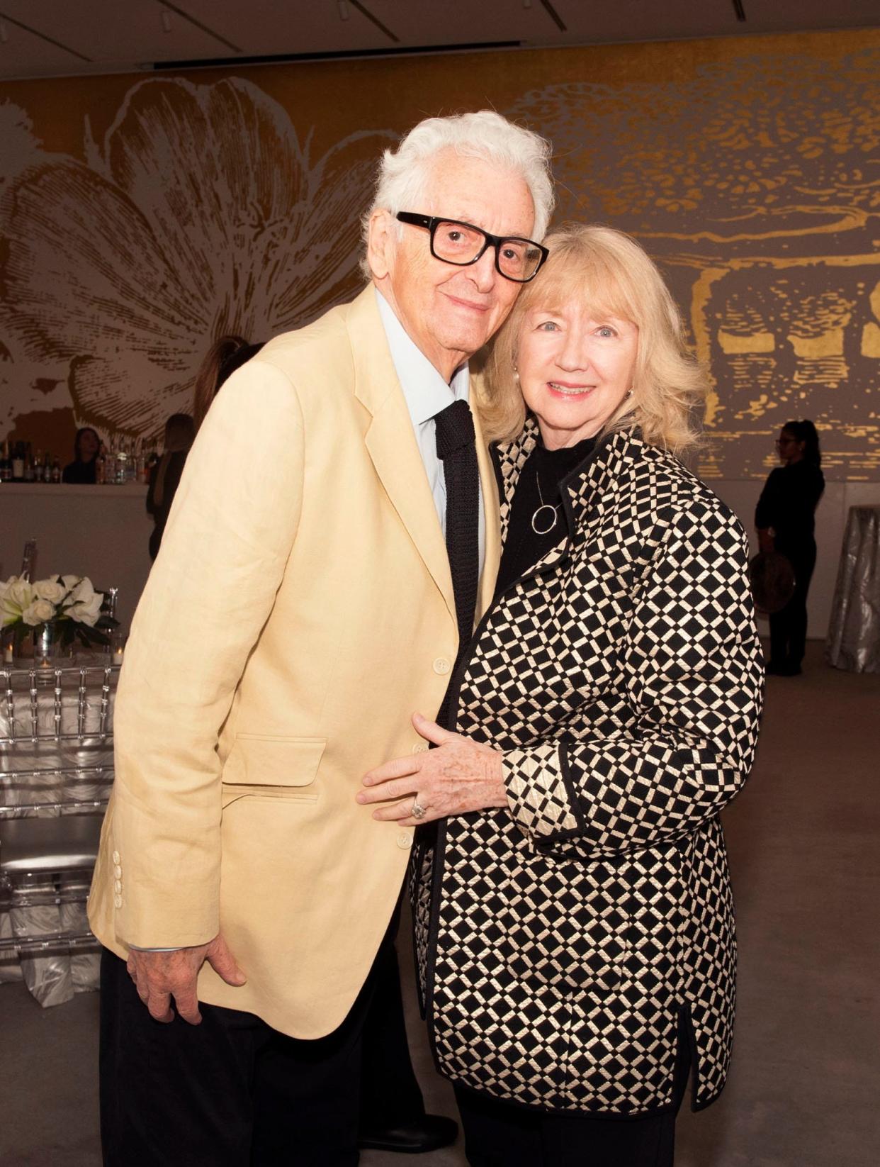 Harry and Gigi Benson at the Norton Museum of Art Annual Gala at the museum in February 2020.