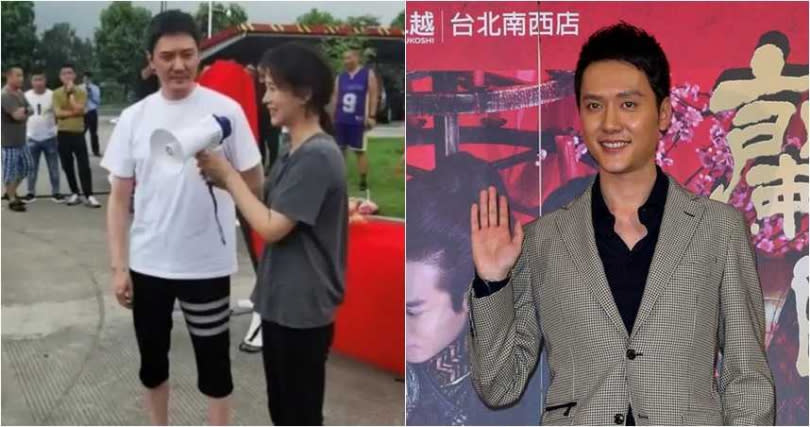 陸男星馮紹峰過去臉蛋俊俏清瘦，但最近他被發現，整個人發福許多。（圖／報系資料照片，翻攝微博）