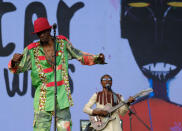 Jupiter and Okwess performing on stage. (PHOTO: Singapore GP)