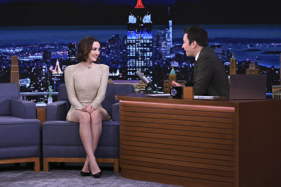 Maude Apatow appears on “The Tonight Show Starring Jimmy Fallon” on January 18, 2022 in New York City. - Credit: Paula Lobo/NBC