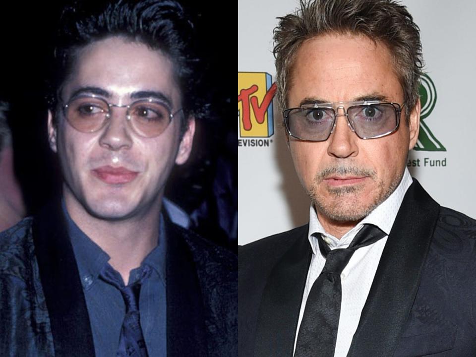 robert downey jr in 20s