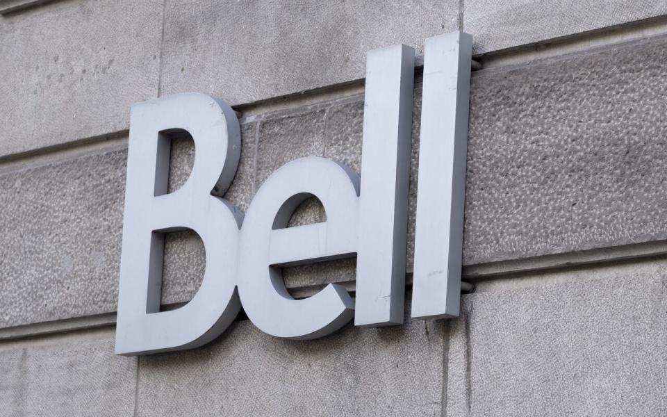 The Bell Canada logo is seen on June 21, 2016, in Montreal. Bell has announced that it is selling its stake in Maple Leaf Sports & Entertainment to Rogers. (Paul Chiasson/The Canadian Press - image credit)