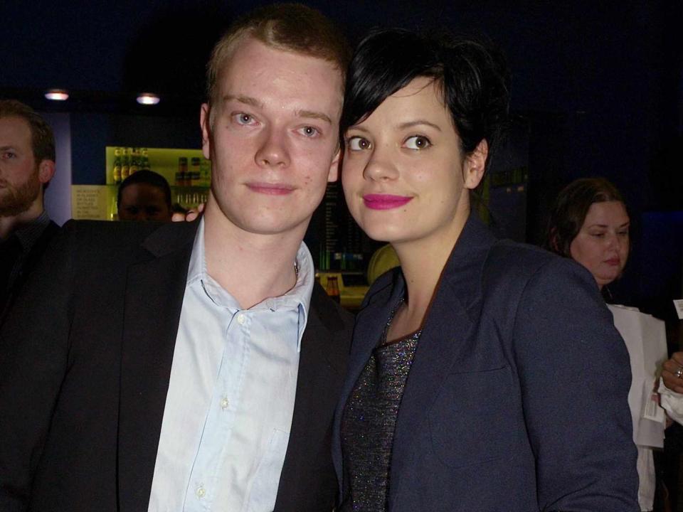 <p>Alan Davidson/Shutterstock</p>  Alfie Allen and Lily Allen at the London Film Festival Screening of 