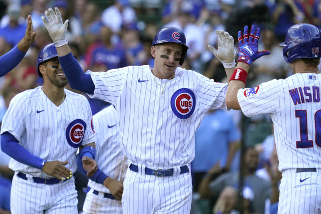 Frank Schwindel has a first in his career in Cubs' win over Reds