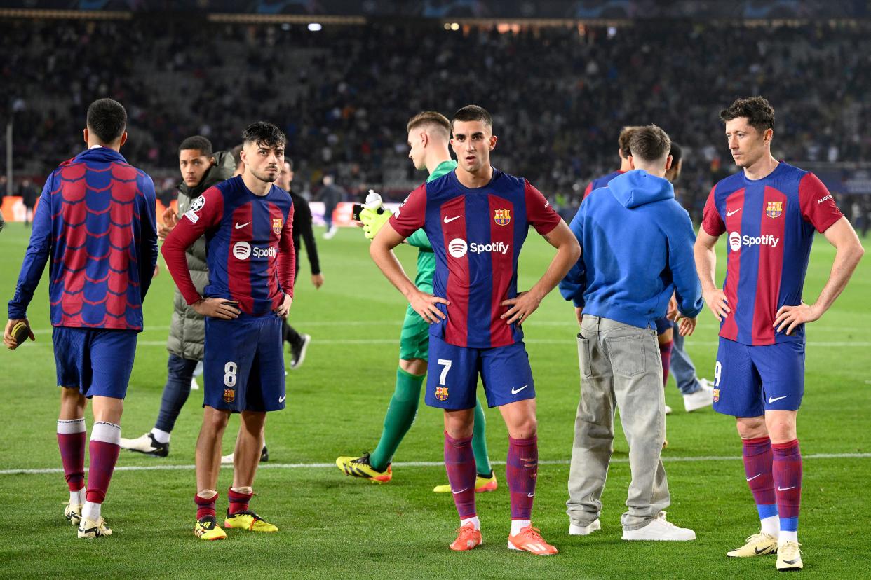 FC Barcelona, eliminado de la Champions League por el PSG, en casa. (Josep LAGO / AFP) 