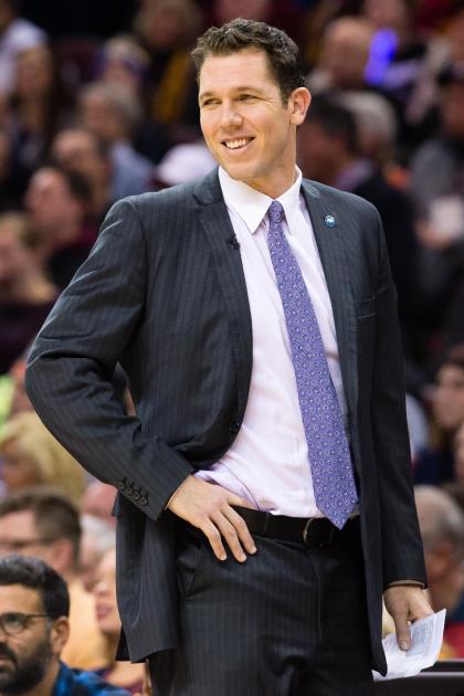 Warriors assistant Luke Walton will be an attractive head-coaching candidate this summer. (Getty Images)