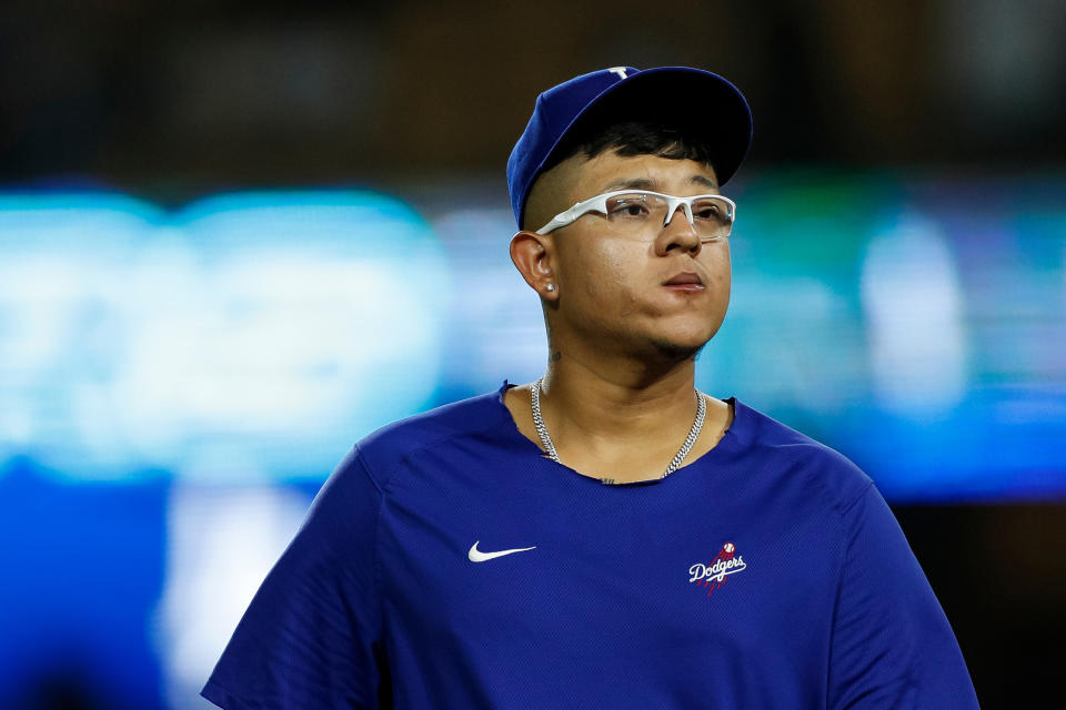 洛杉磯道奇Julio Urias。（Photo by Brandon Sloter/Image Of Sport/Getty Images）