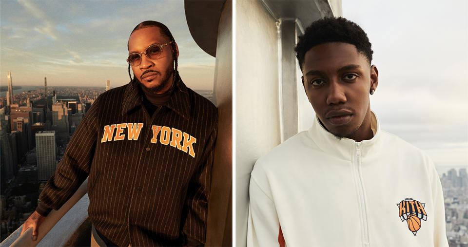 Carmelo Anthony, RJ Barrett, Kith, New York Knicks